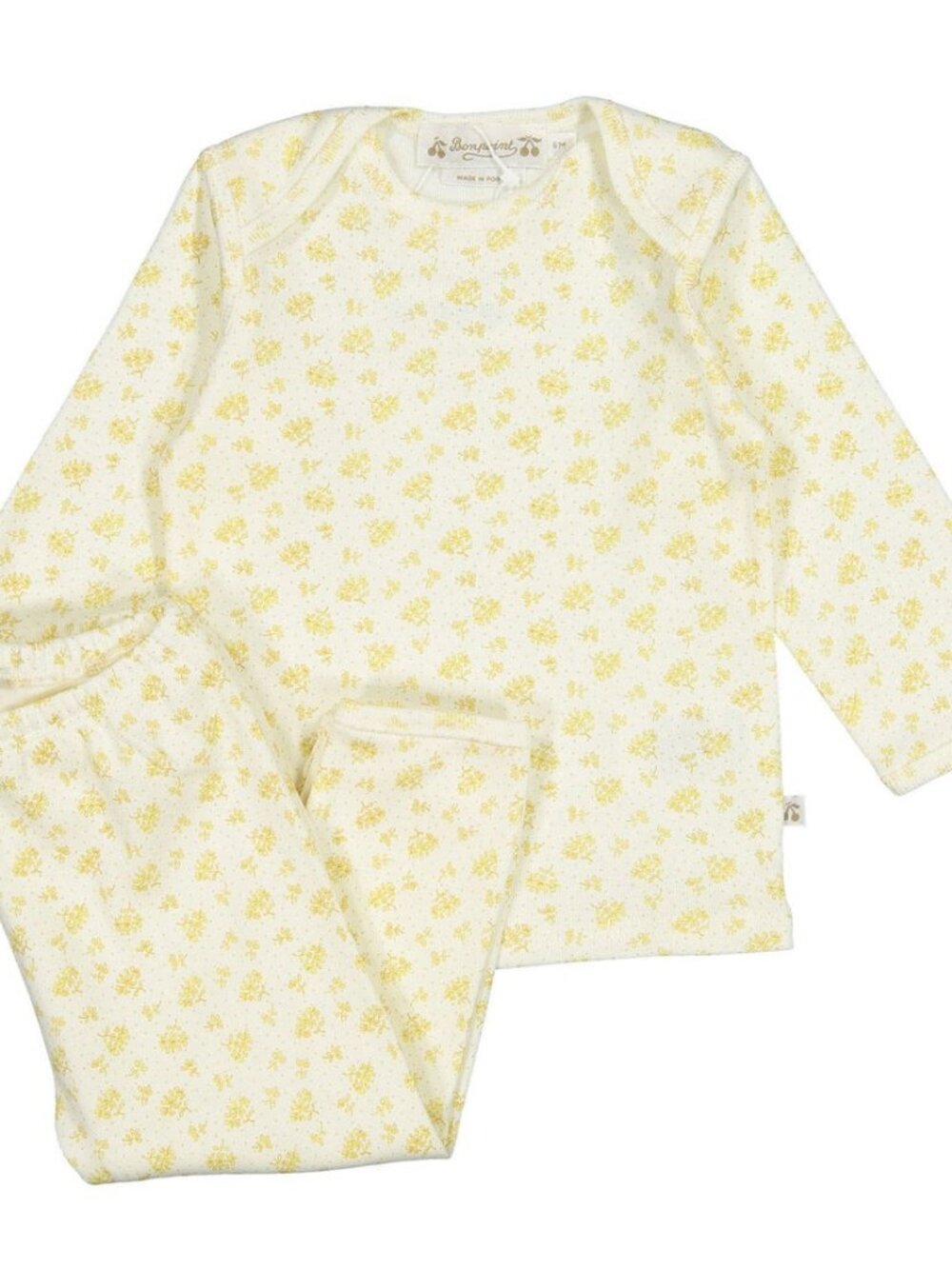 Bonpoint baby floral timi set size 6 months BNWT